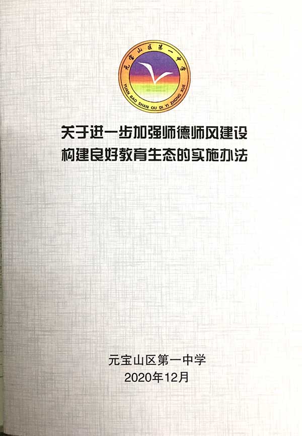 关于进一步加强师德师风建设构建良好教育生态的实施办法
